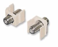 "F" Connector Keystone Jacks